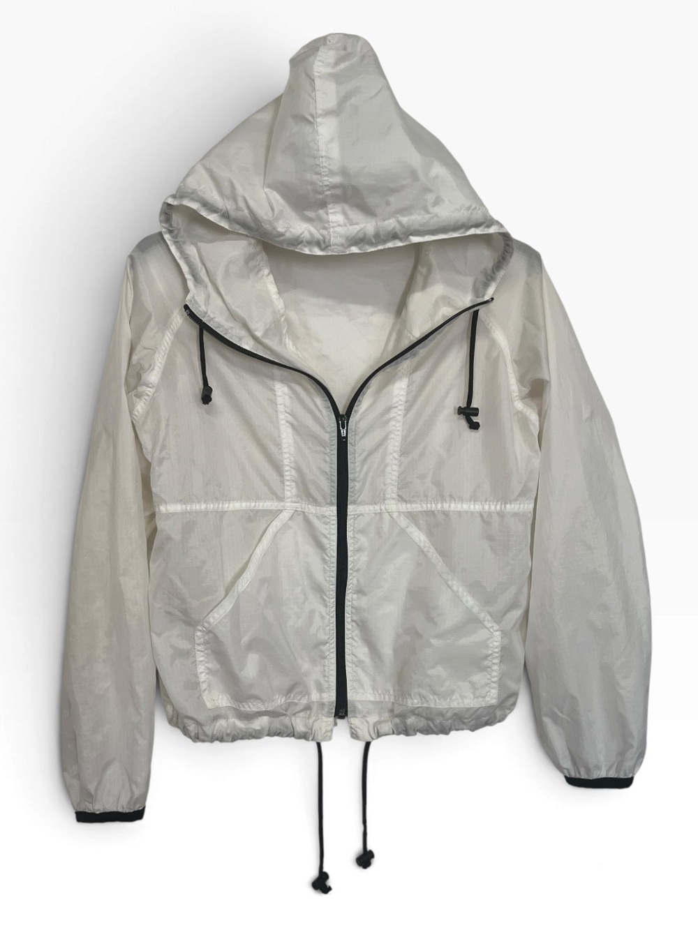Gap | Bright White Sheer Hooded Jacket S